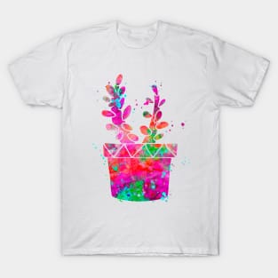 Cactus Watercolor Painting 5 T-Shirt